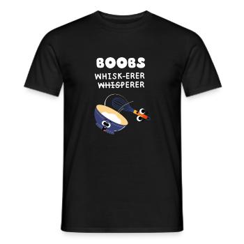 Funny lactation consultant breastfeeding support - Men's T-Shirt - black - Front - AI Model Male 178 light (178cm)