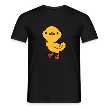 J’adore le mignon petit canard - T-shirt homme - noir - Devant - AI Model Male 178 light (178cm)