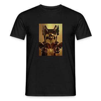 XList Golden Odin Viking God Special Edition - Men's T-Shirt - black - Front - AI Model Male 178 light (178cm)