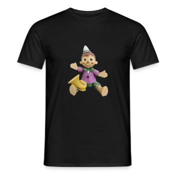 kleine Nase ByRino - Männer T-Shirt - Schwarz - Vorne - AI Model Male 178 light (178cm)