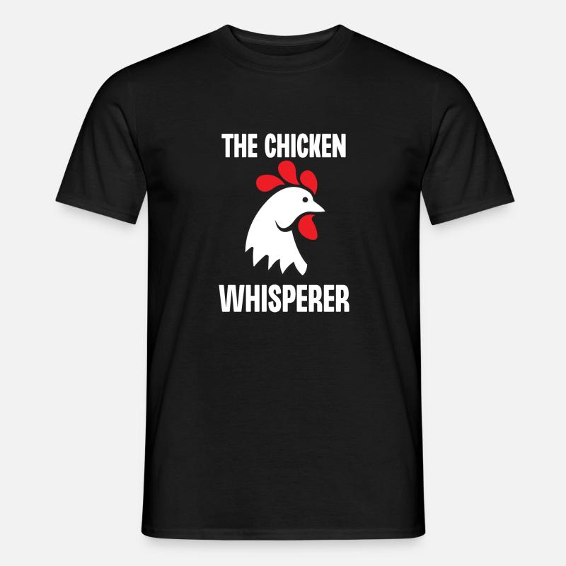 Der Hühnerflüsterer - Männer T-Shirt - Schwarz