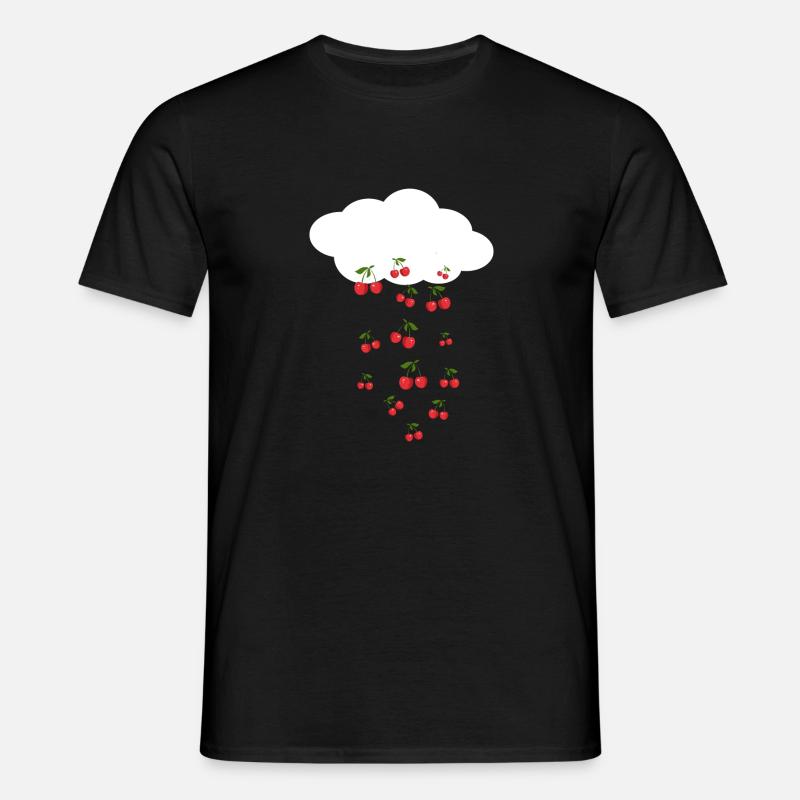 Cherry rain - Men's T-Shirt - black