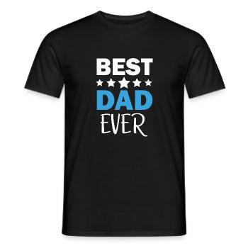 Meilleur cadeau de fête des pères de tous les temps - T-shirt homme - noir - Devant - AI Model Male 178 light (178cm)