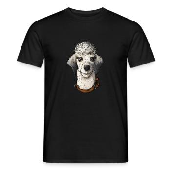 Ida - Men's T-Shirt - black - Front - AI Model Male 178 light (178cm)