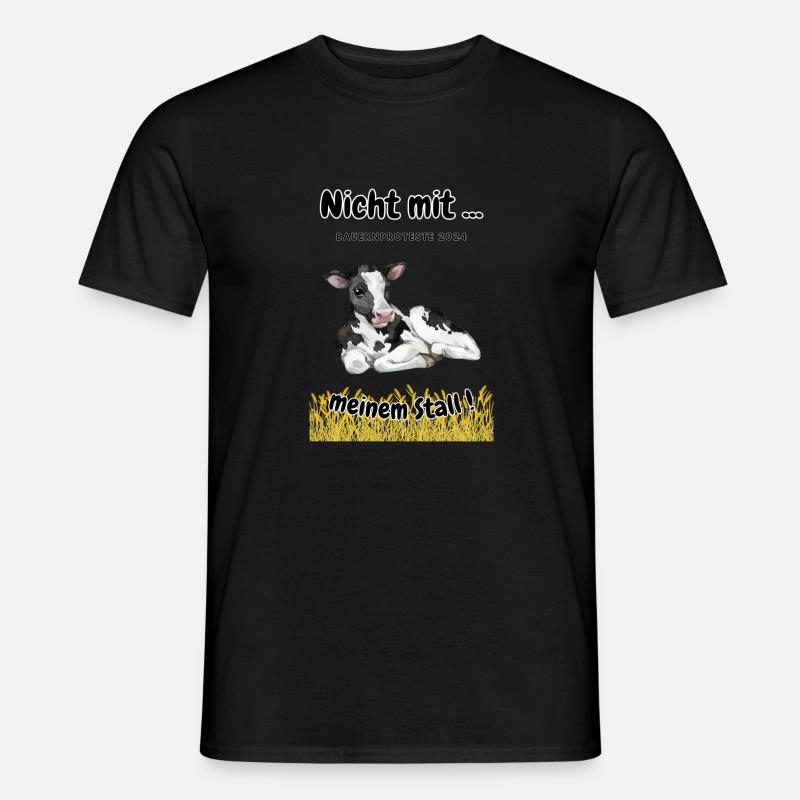 Landwirtschaft - Bauerndemo - Männer T-Shirt - Schwarz