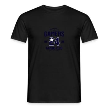 Gaming Club – des joueurs unis dans le jeu - T-shirt homme - noir - Devant - AI Model Male 178 light (178cm)