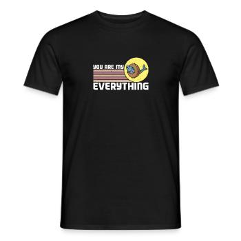 Israël Food Cuisine Saumon sur Bagel Delicatess - T-shirt homme - noir - Devant - AI Model Male 178 light (178cm)
