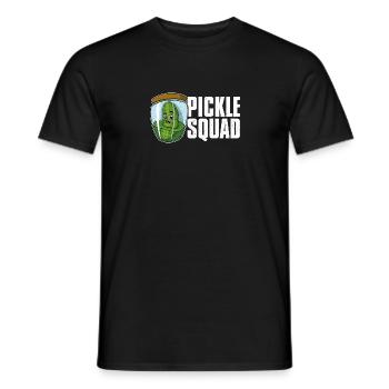 Concombres Aliments sains Cornichons végétaliens - T-shirt homme - noir - Devant - AI Model Male 178 light (178cm)
