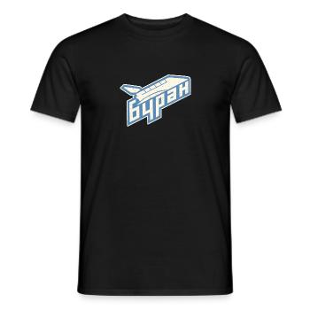 Buran USSR Sowjetisch Russland Kosmos - Männer T-Shirt - Schwarz - Vorne - AI Model Male 178 light (178cm)