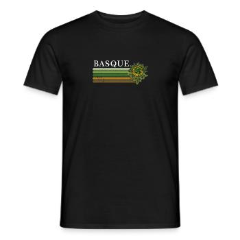 Aquitanier Euskal Herria Lauburu Basken Land - Männer T-Shirt - Schwarz - Vorne - AI Model Male 178 light (178cm)