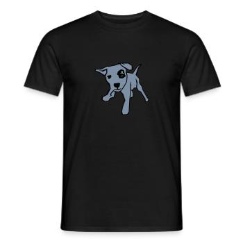 Chiot - T-shirt homme - noir - Devant - AI Model Male 178 light (178cm)