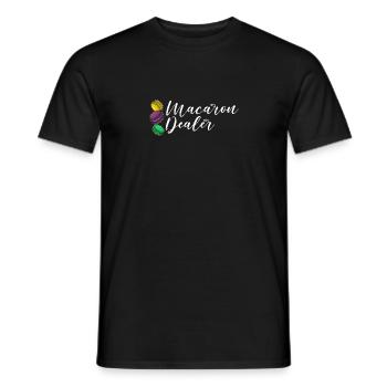 Dessert Italien Makronen Kekse Macaroon - Männer T-Shirt - Schwarz - Vorne - AI Model Male 178 light (178cm)