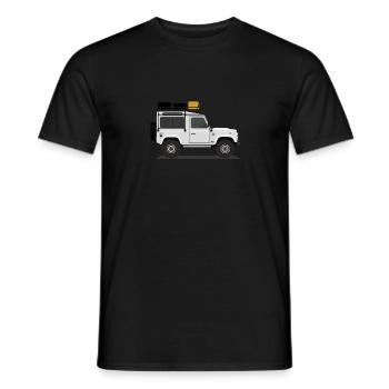 Défenseur Blanc 90 - T-shirt homme - noir - Devant - AI Model Male 178 light (178cm)