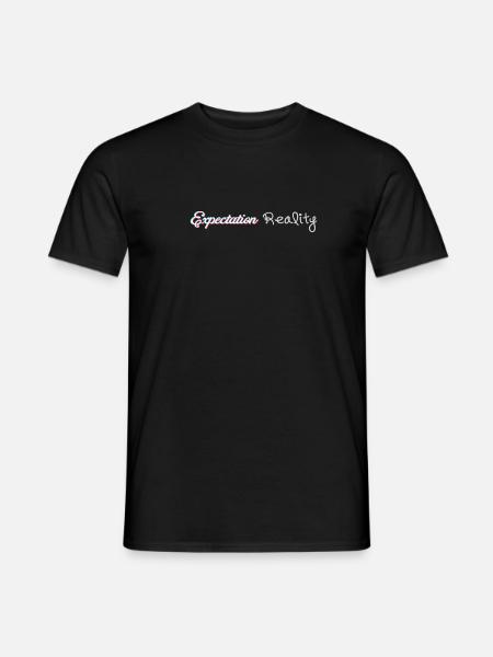 Expectation vs. Reality Meme Print - Men's T-Shirt - black