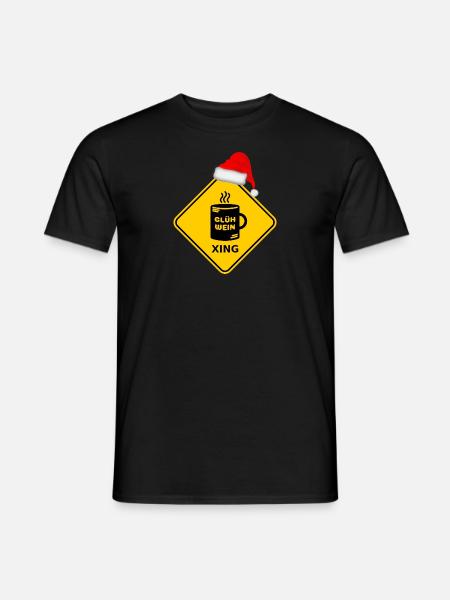 Wildwechsel "Glühwein" / Mütze - Männer T-Shirt - Schwarz