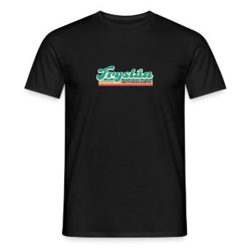 Amsteradam Niederlande Holzschuh National - Männer T-Shirt - Schwarz - Vorne - AI Model Male 178 light (178cm)