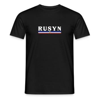 Rusnak Ostslawen Rusyn Kiewer Rus Karpaten - Männer T-Shirt - Schwarz - Vorne - AI Model Male 178 light (178cm)