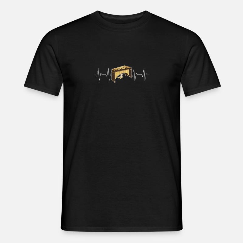 Vibraphonist Percussion Schlaginstrument Musik - Männer T-Shirt - Schwarz