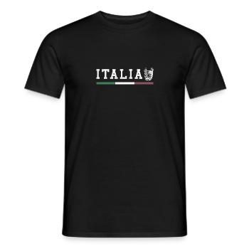 Wolf Statue Rom Antik Mythologit Italien Roma - Männer T-Shirt - Schwarz - Vorne - AI Model Male 178 light (178cm)