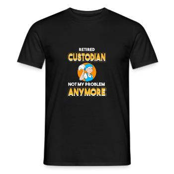 Schulhausmeister - Männer T-Shirt - Schwarz - Vorne - AI Model Male 178 light (178cm)