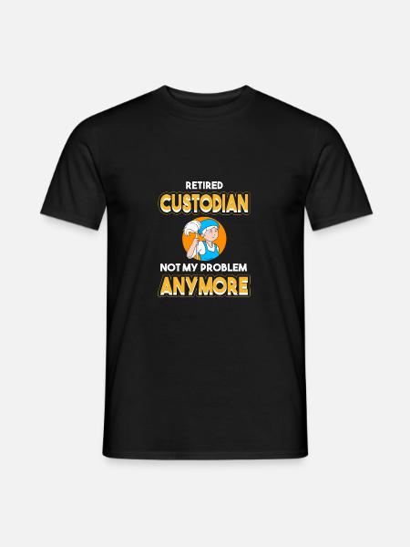 School caretaker - Men's T-Shirt - black