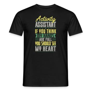 Activity Assistant Appreciation - Männer T-Shirt - Schwarz - Vorne - AI Model Male 178 light (178cm)