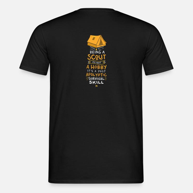 esploratore - T-shirt uomo - nero