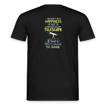 Astronomie - Männer T-Shirt - Schwarz - Hinten - AI Model Male 178 light (178cm)