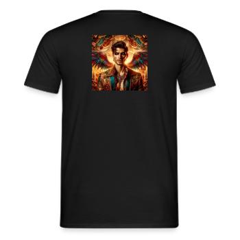 Lucifer | Flamboyant Collection - Men's T-Shirt - black - Back - AI Model Male 178 light (178cm)