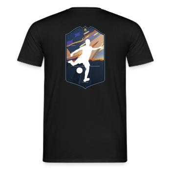 You are the best - football elite card. - Men's T-Shirt - black - Back - AI Model Male 178 light (178cm)