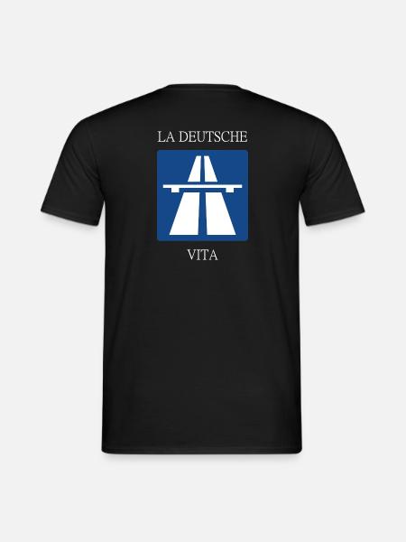 La deutsche Vita - Männer T-Shirt - Schwarz