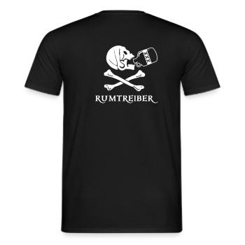 ~ Rumtreiber ~ - Männer T-Shirt - Schwarz - Hinten - AI Model Male 178 light (178cm)