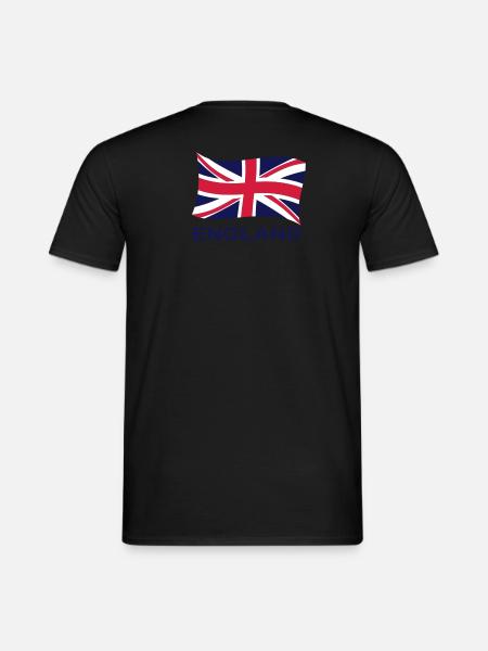 drapeau anglais 2 - T-shirt homme - noir