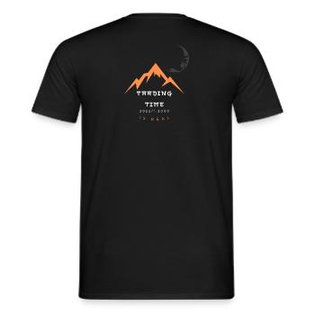 TRADINGTIME - T-shirt homme - noir - Dos - AI Model Male 178 light (178cm)