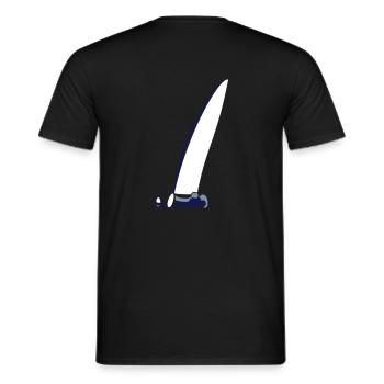 Landyacht No3 - Männer T-Shirt - Schwarz - Hinten - AI Model Male 178 light (178cm)