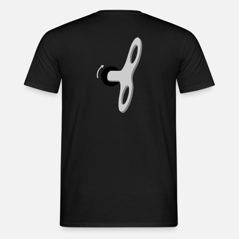 Der Mensch ist eine Maschine - Männer T-Shirt - Schwarz