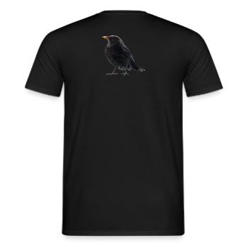 Blackbird throttle - Men's T-Shirt - black - Back - AI Model Male 178 light (178cm)