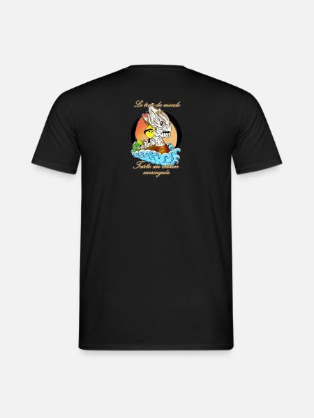 Lemon meringue pie - Men's T-Shirt - black
