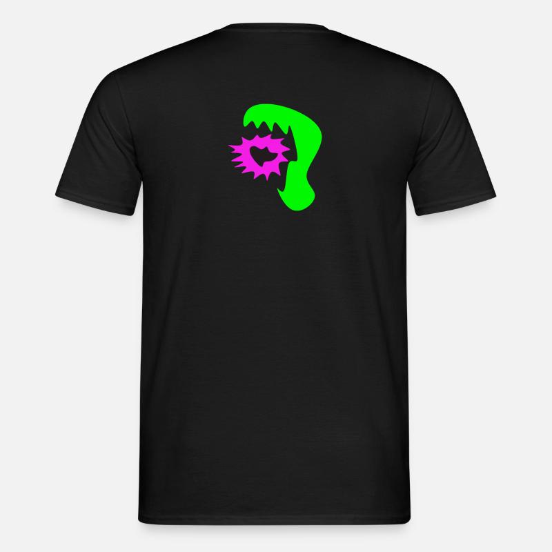 Abstraktes Monster - Männer T-Shirt - Schwarz