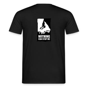 Grimpeurs - T-shirt homme - noir - Dos - AI Model Male 178 light (178cm)