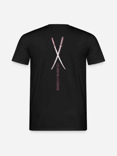 Lerne von der Torheit anderer - Sprichwort Japan - Männer T-Shirt - Schwarz