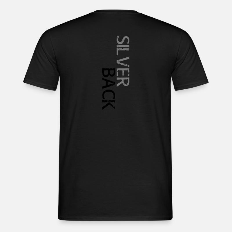 SILVERBACK (versetzt) - Männer T-Shirt - Schwarz