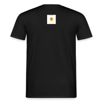 Chrysantème Spirale Fibonacci - T-shirt homme - noir - Dos - AI Model Male 178 light (178cm)