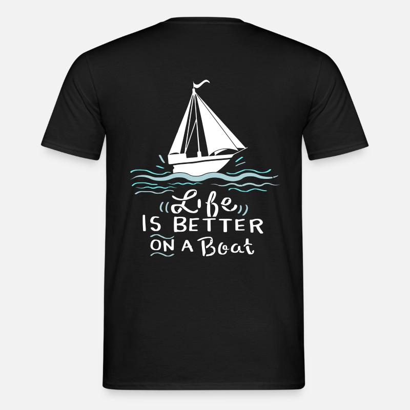 Sailing Sailing Boat Gift - Men's T-Shirt - black