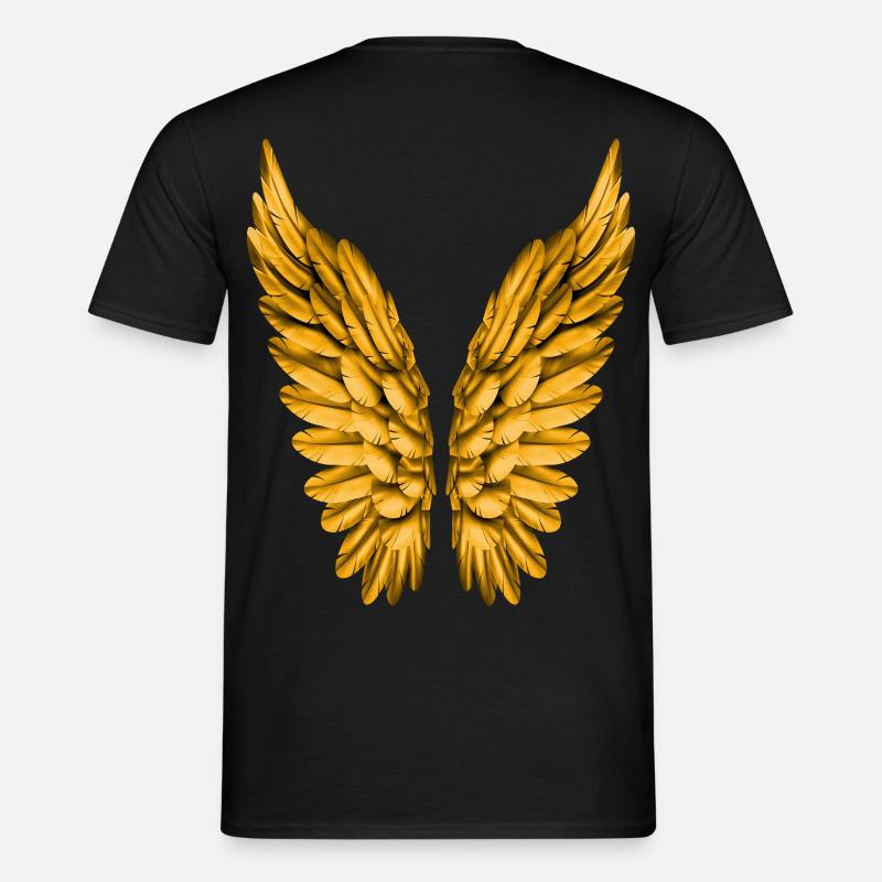 Ali d'angelo Oro Ali d'Oro Angelo Ali d'Angelo - T-shirt uomo - nero