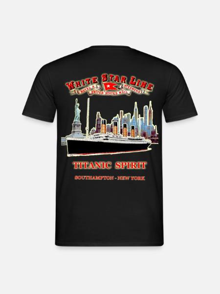 FANTOME DU TITANIC A NEW YORK L. RUNEMBERG © Adagp - Mænd T-shirt - sort