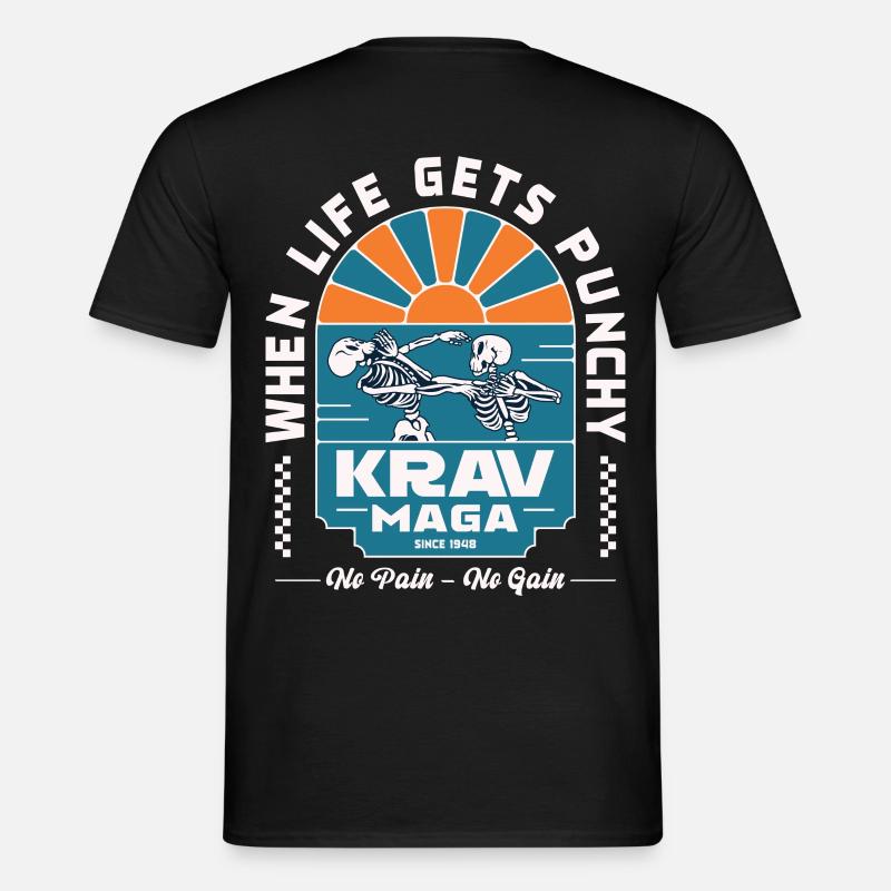 When Life Gets Punchy - Männer T-Shirt - Schwarz