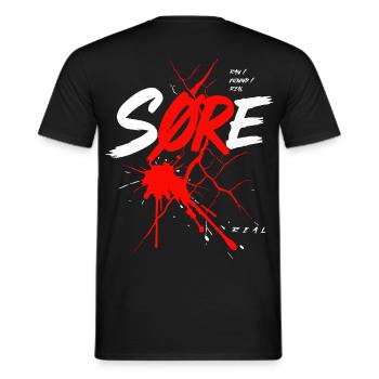 Urban Streetwear T-Shirts - Men's T-Shirt - black - Back - AI Model Male 178 light (178cm)