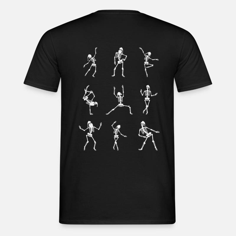 Dynamische Tanzsilhouetten - Männer T-Shirt - Schwarz