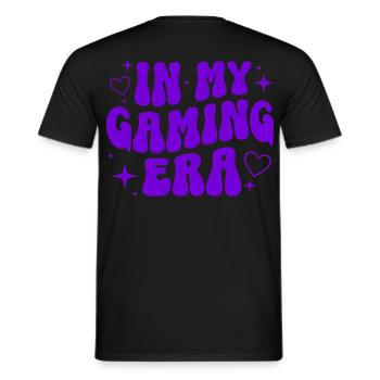 Cadeau de jeu Gamer Jeu vidéo Rétro - T-shirt homme - noir - Dos - AI Model Male 178 light (178cm)